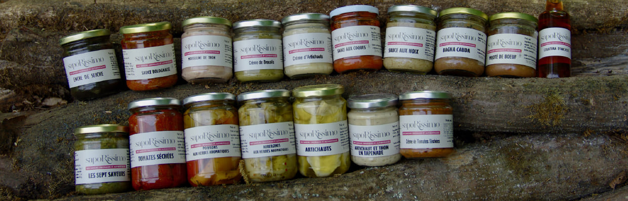 Nos crèmes et légumes à l'huile