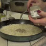 risotto à la truffe blanche préparation